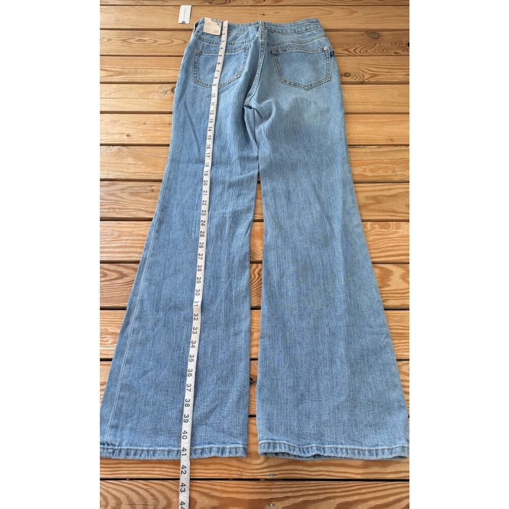 Pilcro NWT $148 Women’s High Rise Trouser Bootcut Jeans Size 26 Blue Ap - Picture 10 of 13